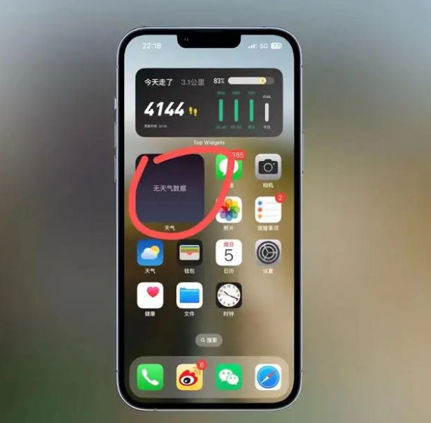 南陵苹果手机维修分享:iOS16主屏幕天气小组件无法正常工作怎么办？ 