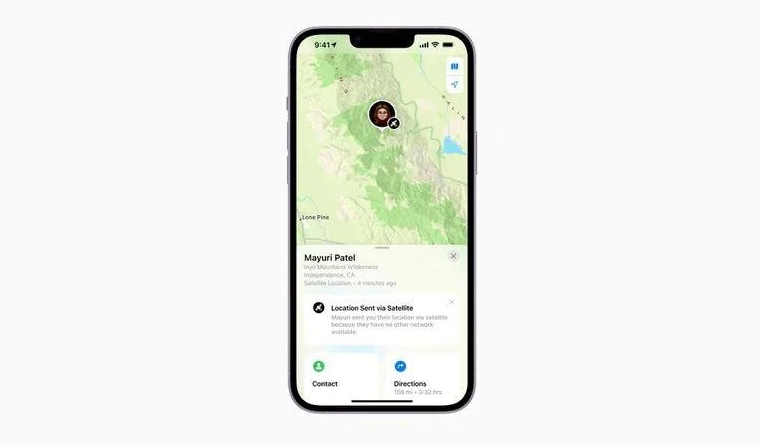 南陵苹果14维修分享iPhone14系列中 FindMy功能通过卫星分享位置方法教程 